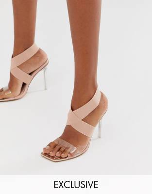 perspex heels asos