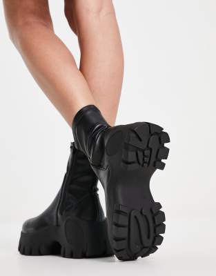 womens chunky sole boots