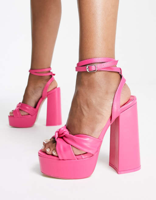 Shocking pink shoes online