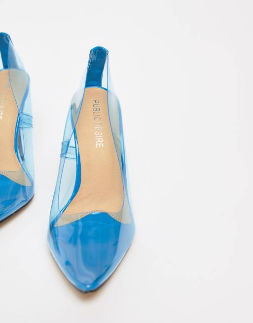 Blue clear hot sale pumps