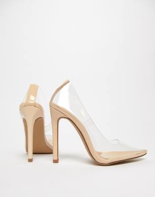 escarpin transparent asos