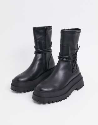 bottes à lacets homme rétro