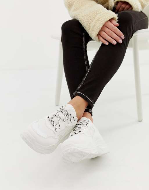 Public desire white sales chunky trainers