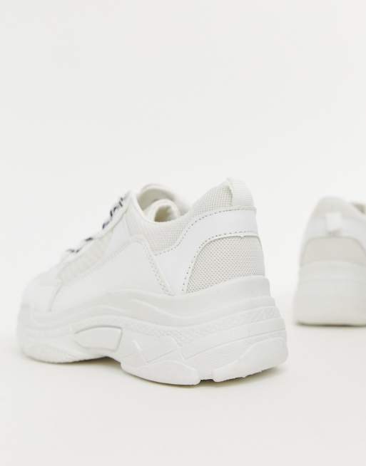 Public Desire - Fiyah - Sneakers chunky bianche, 4 di 4