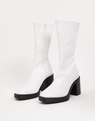 public desire white boots