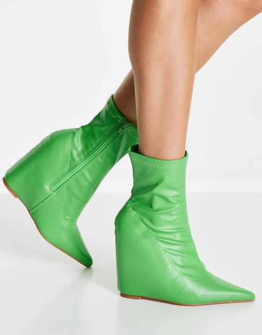 Wedge hotsell sock bootie