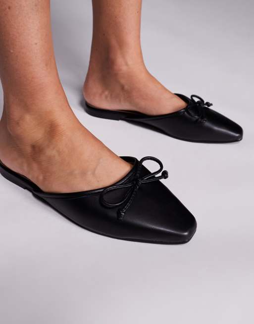 Public Desire – Gio – Flache Mules in Schwarz zum Reinschlüpfen, 2 von 4