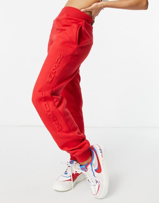 Red graphic sweatpants new arrivals