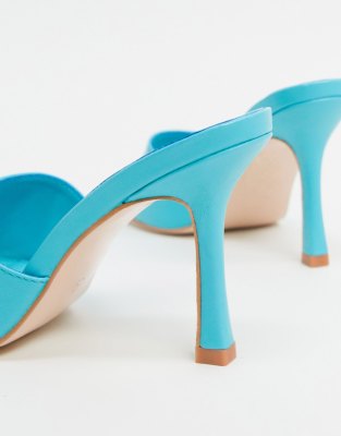 blue mule sandals
