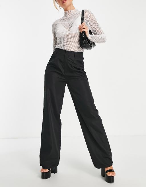 Public Desire – Hose in Schwarz mit weitem Bein