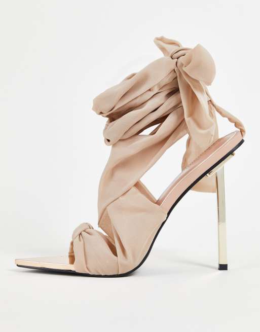 Ribbon tie hot sale up heels