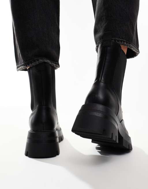 Public Desire - Impulsive - Chelsea boots met dikke zool in zwart , 3 van 4