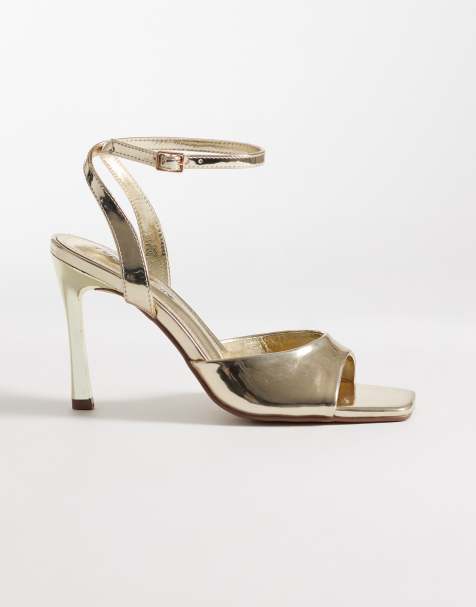 Public Desire - June - Sandalen met hak in goud - view 1