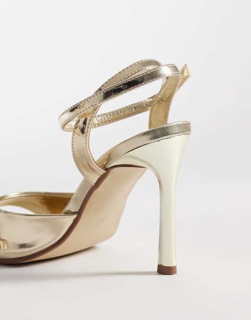 Public Desire - June - Sandales à talon - Doré, 3 de 4