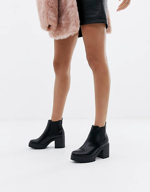 Public Desire Krissie black chunky boots