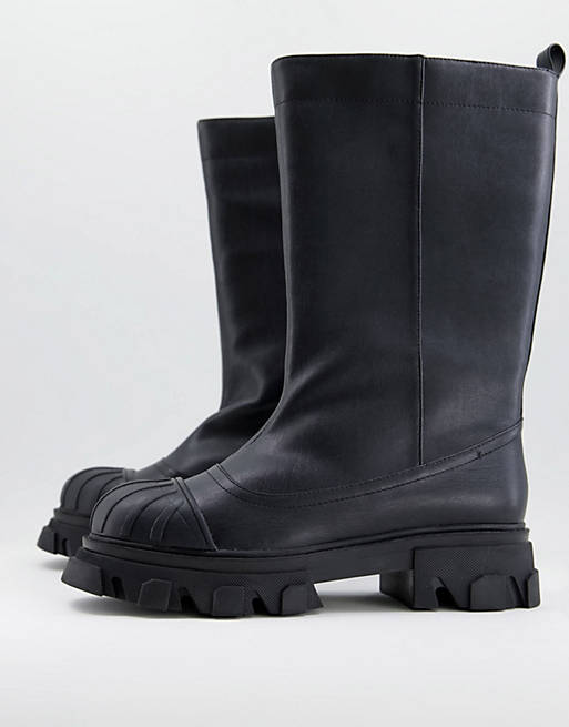 Regenlaarzen Met Teenstuk in het Wit voor heren Heren Schoenen voor voor Boots voor Regenlaarzen Public Desire Man Ajax 