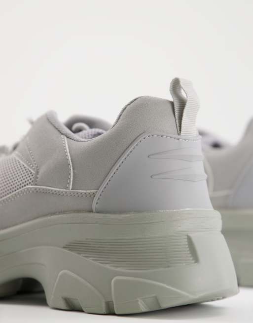 Public Desire – Man Brody – Sneaker in Grau, 3 von 4