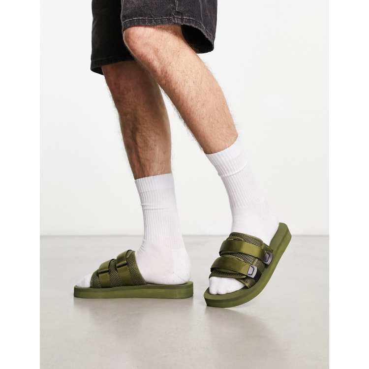 Mens hot sale sliders velcro