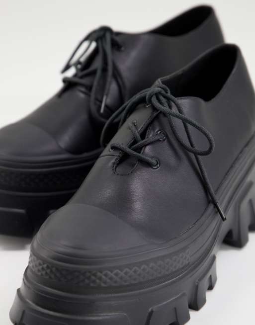Public Desire Man Ransom chunky lace up shoes in black , 4 of 4