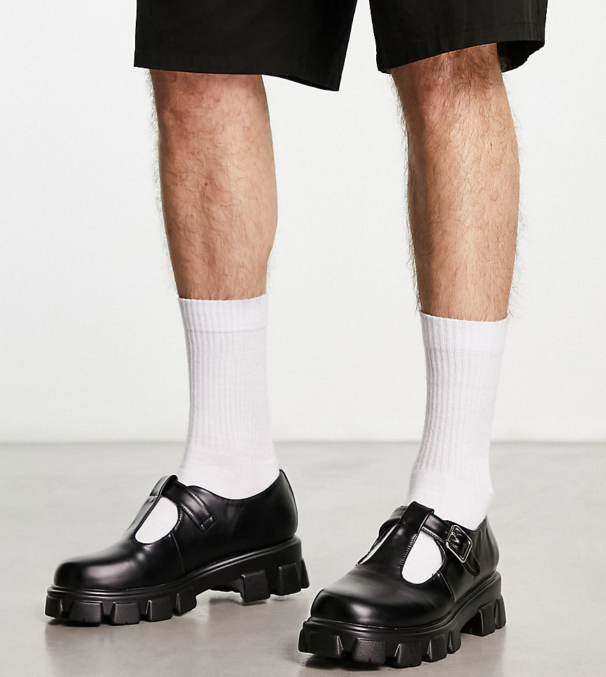 Public Desire Man Ryder Mary Jane shoes in black