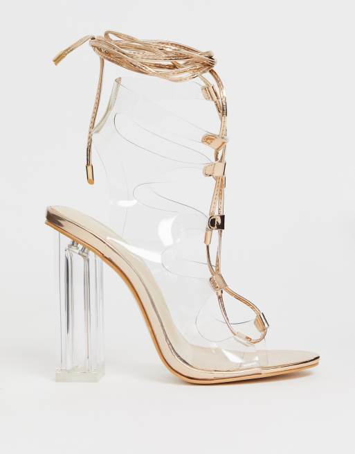 Mango best sale clear heels