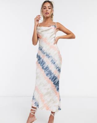 white slip dress maxi
