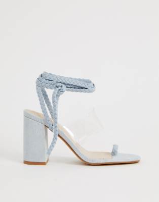 mia clear sandals