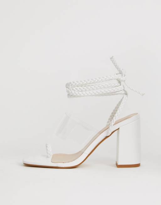 Mia deals white sandals