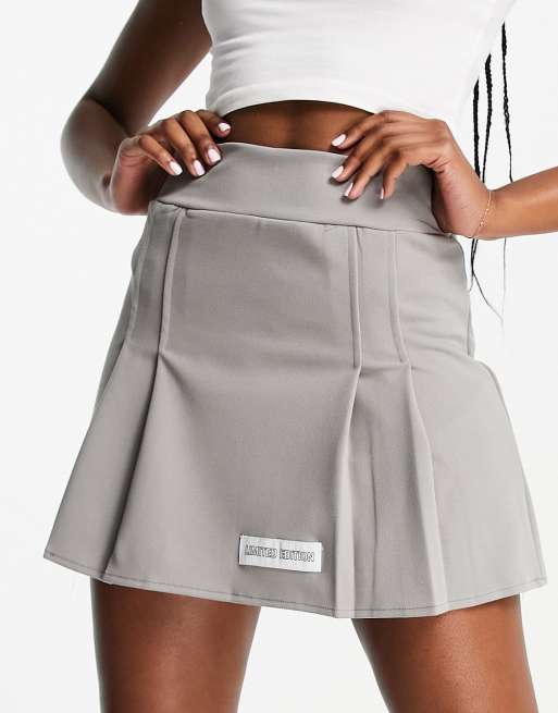 Public Desire - Mini-jupe plissée - Vert sauge