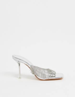 mule talon argent
