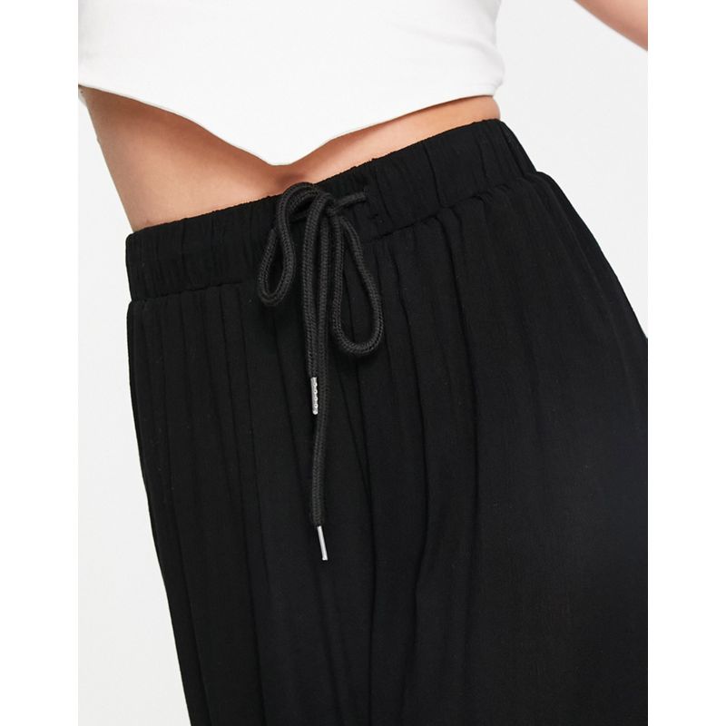 Costumi e Moda mare Donna Public Desire - Pantaloni mom fit con fondo ampio, colore nero