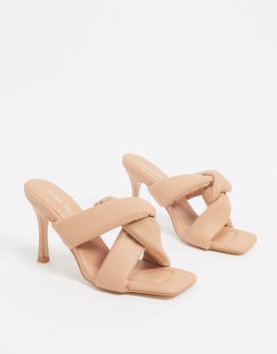blush mules