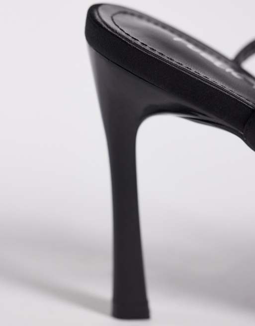 Public Desire – Petuni – Svarta sandaler med öppen tå, 3 av 4