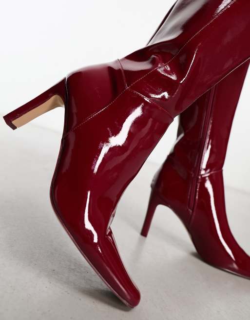 Public desire sales burgundy boots