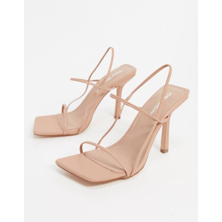 Beige hot sale small heels