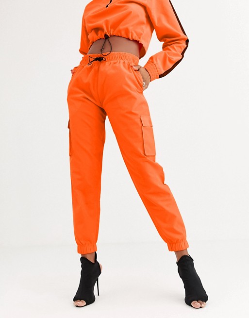 Public Desire relaxed cargo trousers co-ord