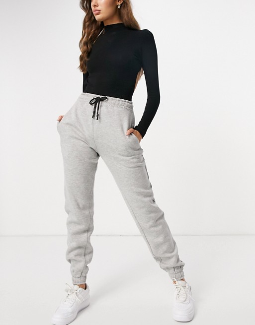 Public Desire relaxed joggers in marl grey