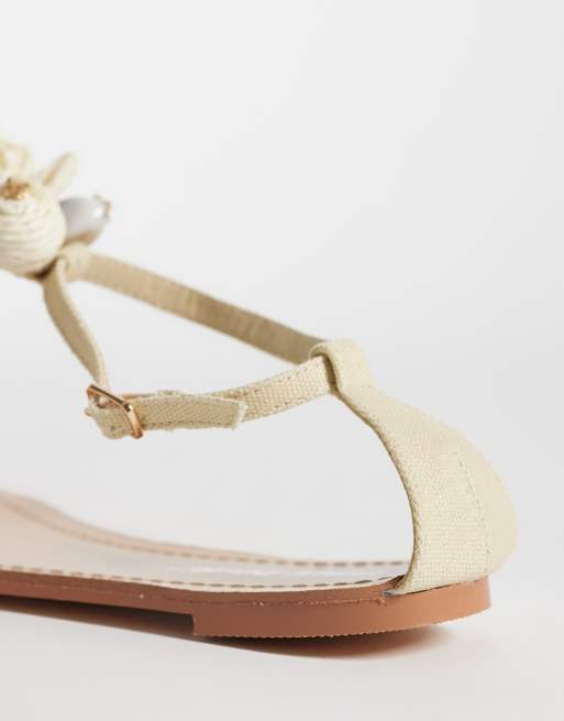 Public Desire sandals in neutral, 4 of 4