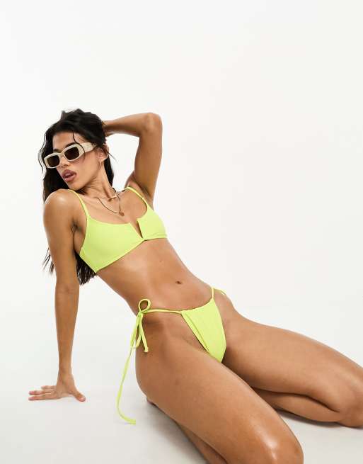 Public Desire bikini in lime