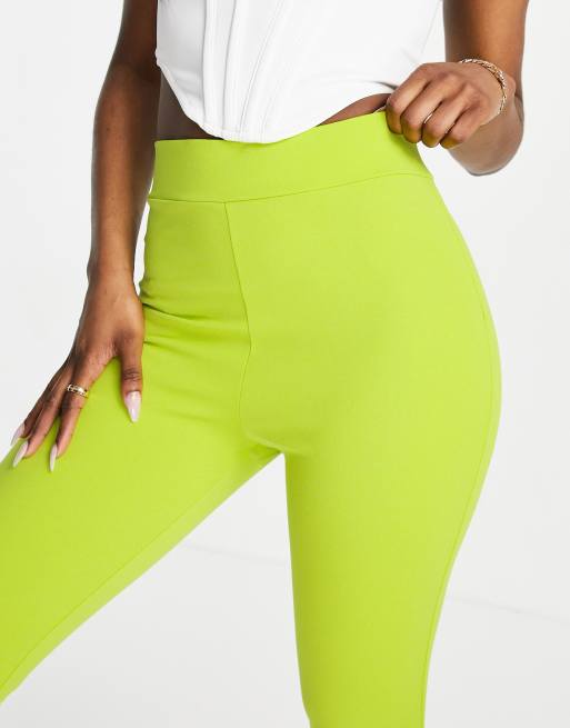 Public Desire - Slim fit pantalon in groen, deel van co-ord set, 3 van 4