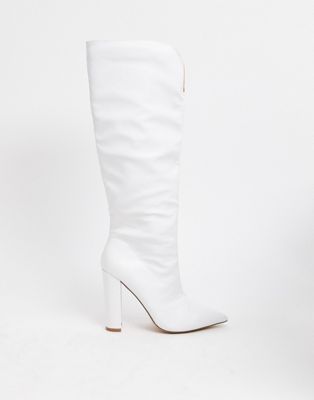 white high boots