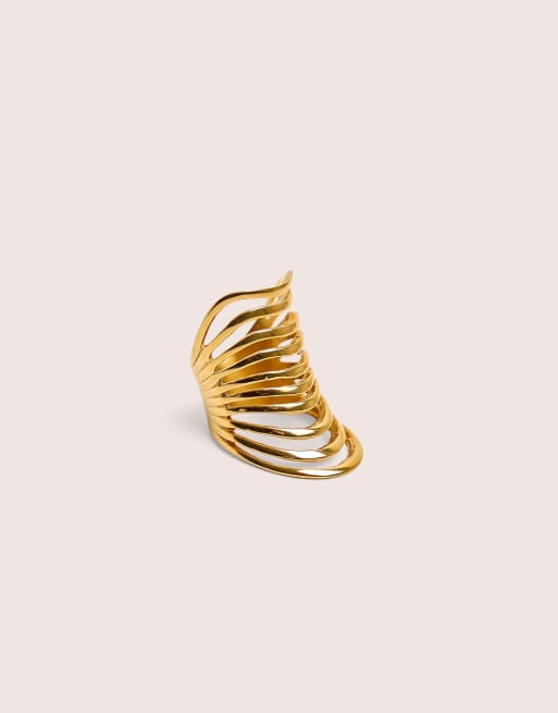 Public Desire Stacked ring in gold, 2 of 4