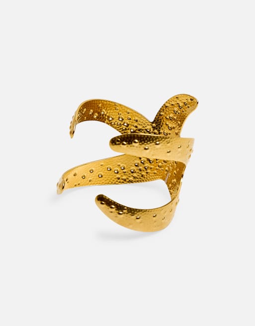 Public Desire Starfish adjustable cuff in gold, 3 of 3