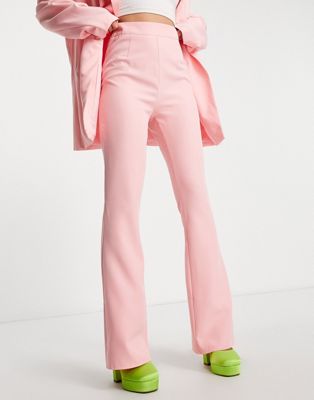 Public Desire suit trouser co ord in pink