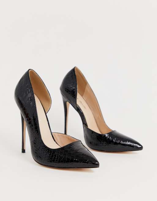 black court shoes asos