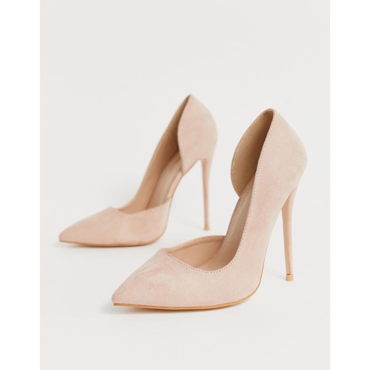 Blush pink best sale court shoes