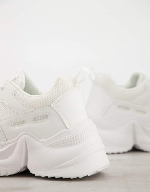 Public Desire – Temper – Białe buty sportowe na grubej podeszwie, 4 z 4