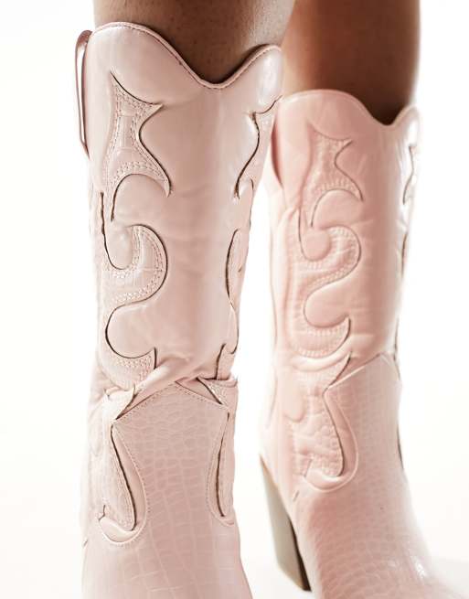 Womens snake best sale print cowboy boots