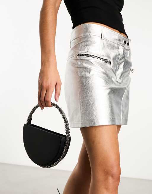 Public Desire - The Alessia - Pochette nera con gioielli, 4 di 4