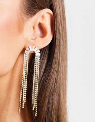 Public Desire The Farley earrings in diamante crystal